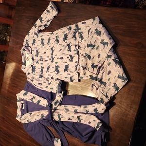 Bass Pro kids robe pajama set.